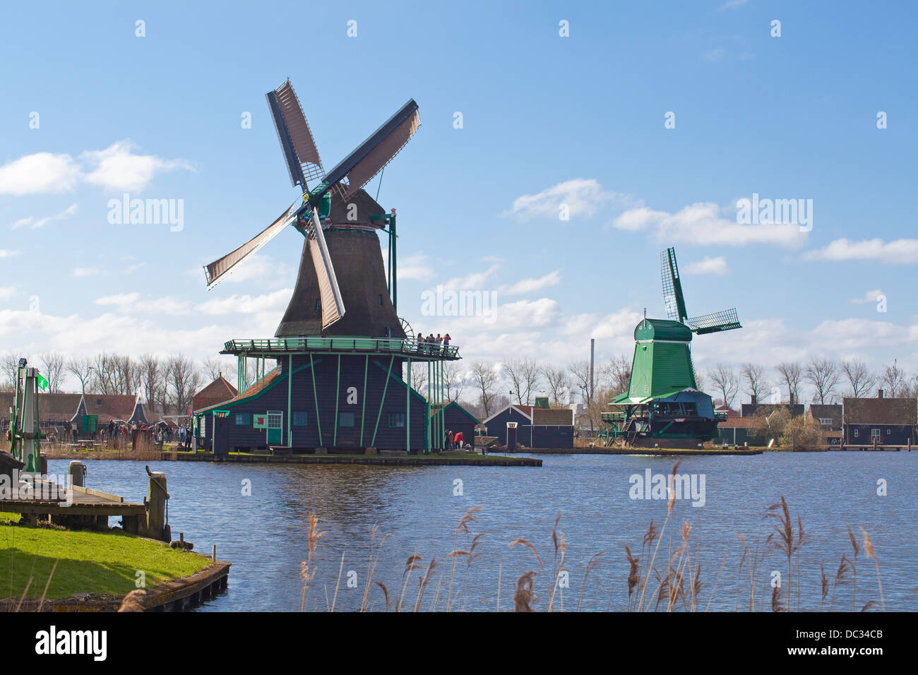 Europe,Netherlands,North Holland, Zaandam,Zaanse Schans, Stock Photo