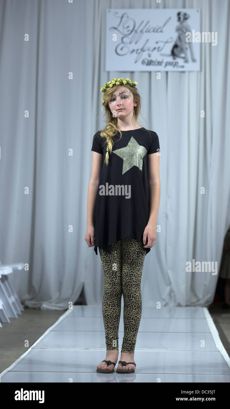 L'Efficiel Enfant fashion show Stock Photo