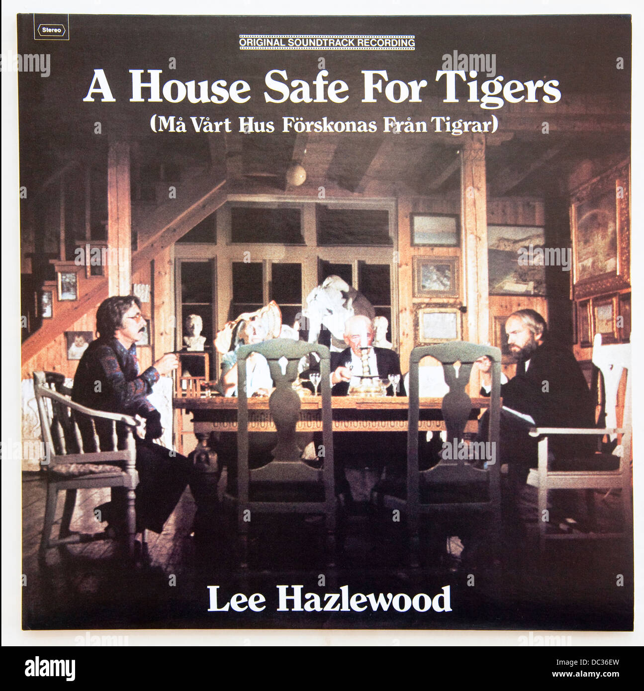 Lee Hazelwood - A House Safe For Tigers, 2012 Original Soundtrack album on Light in the Attic Records - Editorial use only Stock Photo