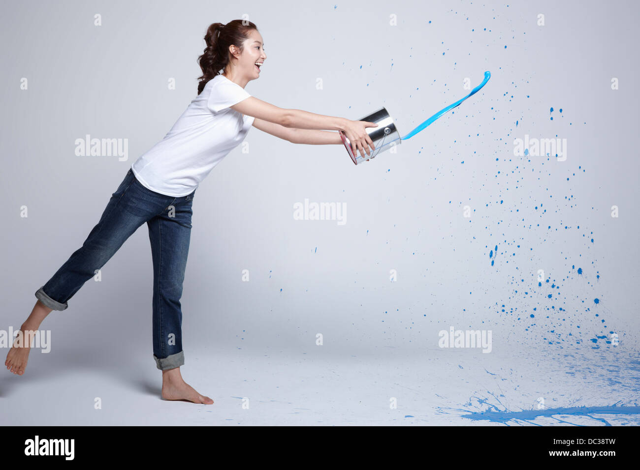 Throwing Paint Photography