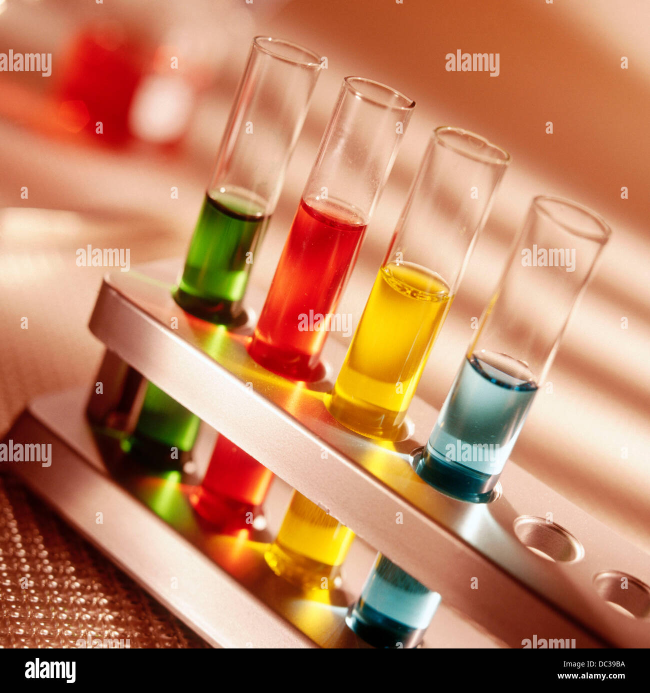 Colorful lab tubes Stock Photo Alamy