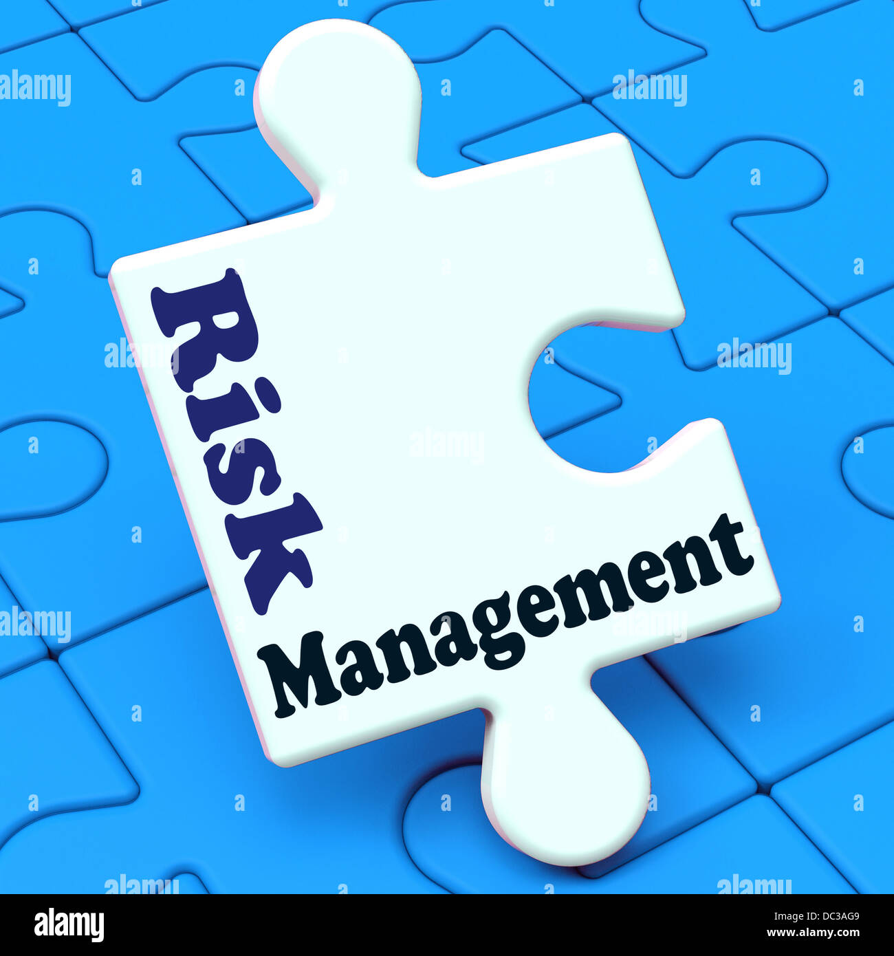 Risk Management Means Analyze Evaluate Avoid Crisis Stock Photo