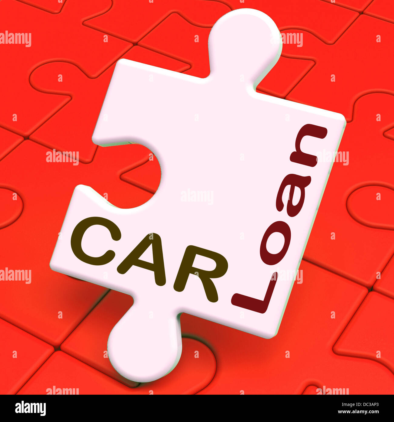 Car Loan Shows Auto Finance Stock Photo