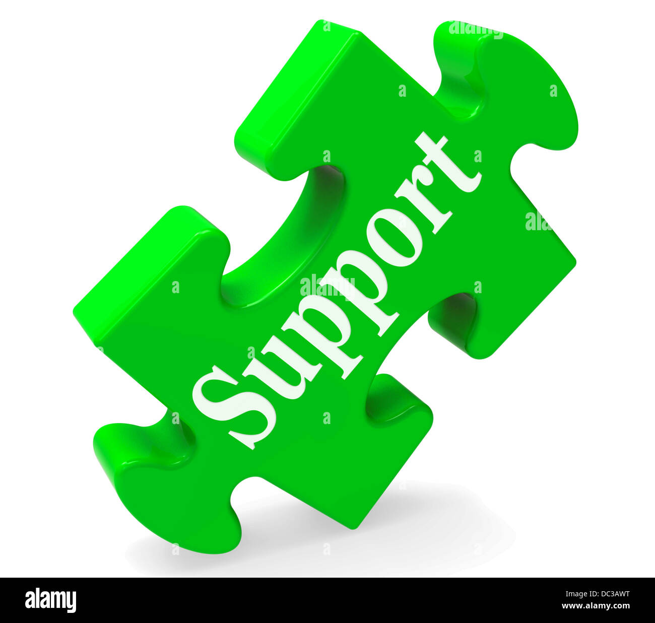 Support Shows Help Advice And Assistance Stock Photo