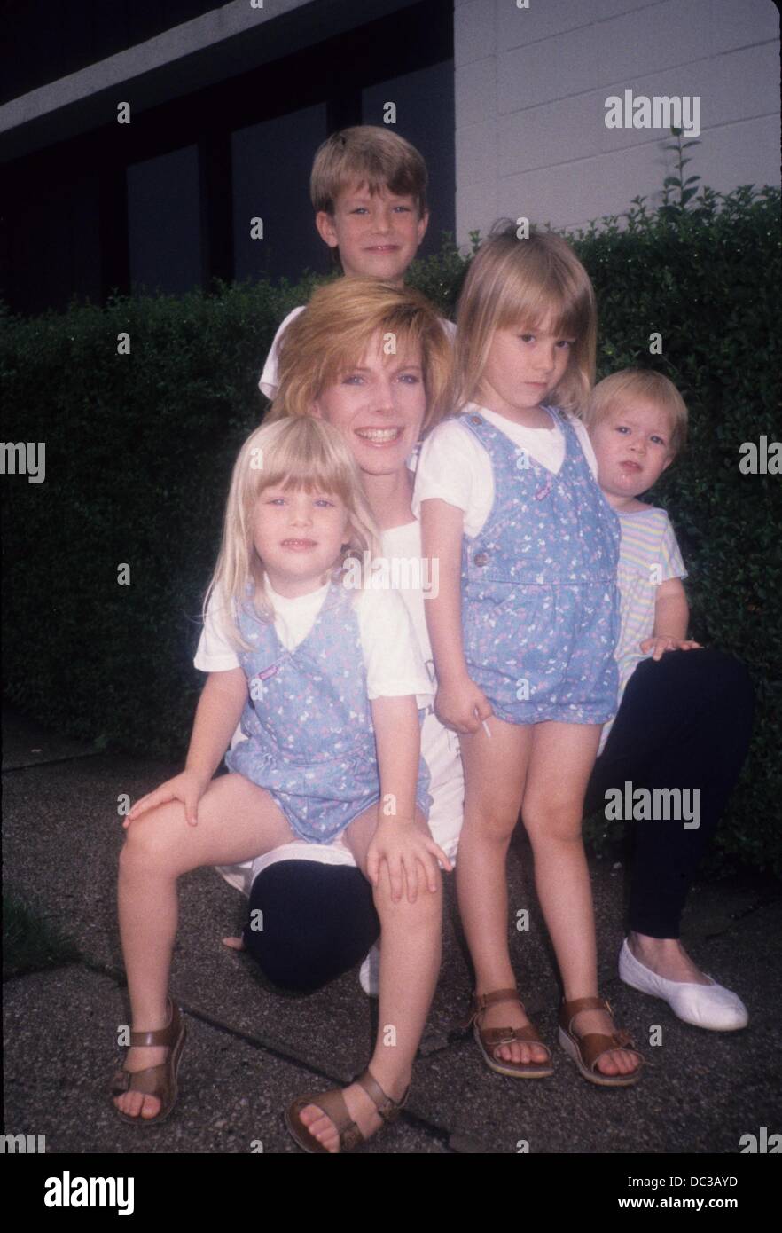 Debby Boone with family Jordan Alexander Ferrer , twin girls Gabrielle