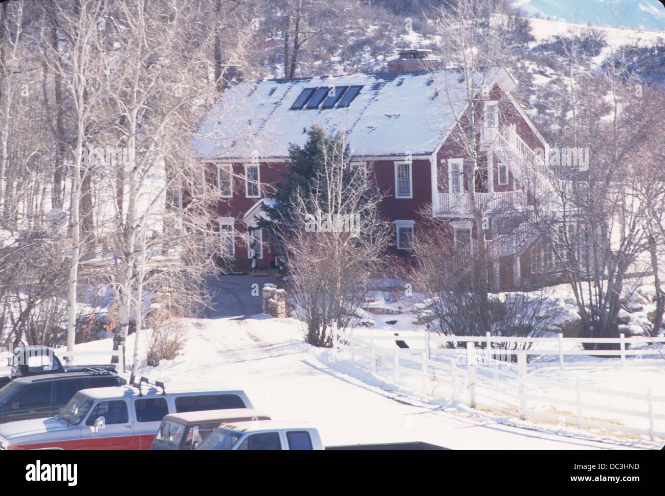 DON JOHNSON Ranch Little Woody Creek Road in Aspen , Colorado 1998