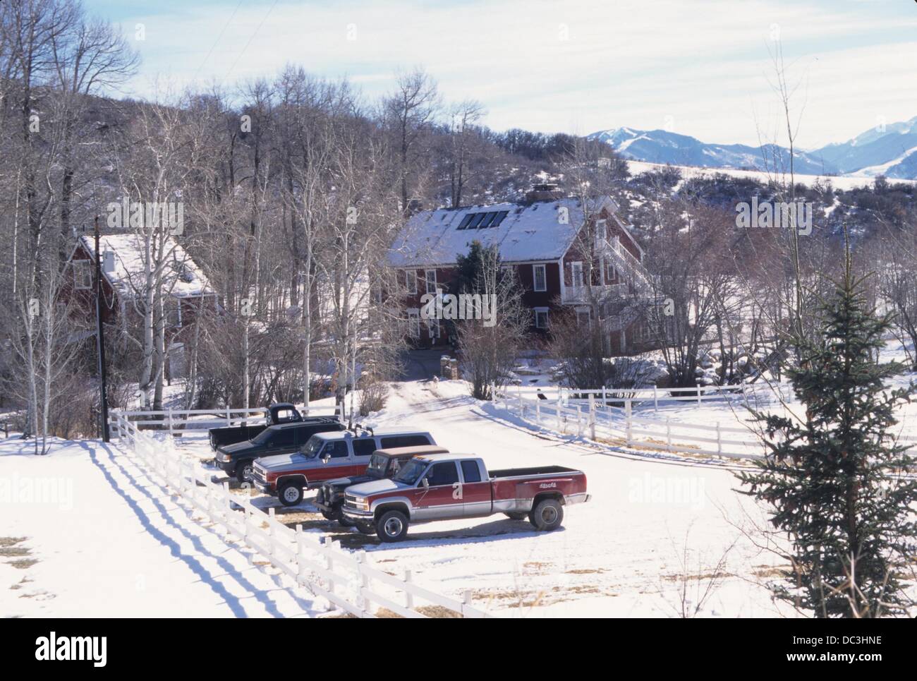 DON JOHNSON Ranch Little Woody Creek Road in Aspen , Colorado 1998 ...
