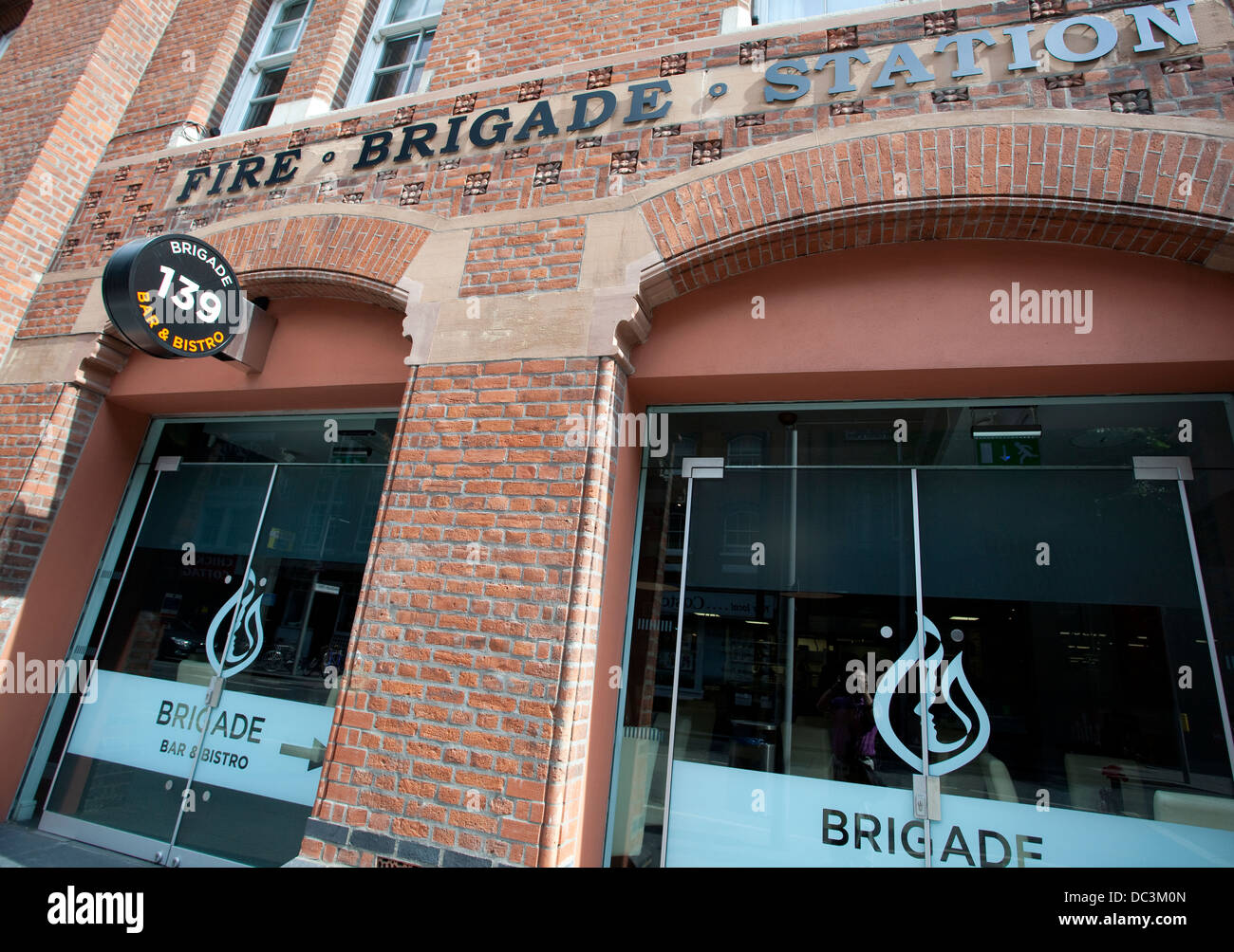 Brigade bar & bistro in former fire station, Southwark, London Stock Photo