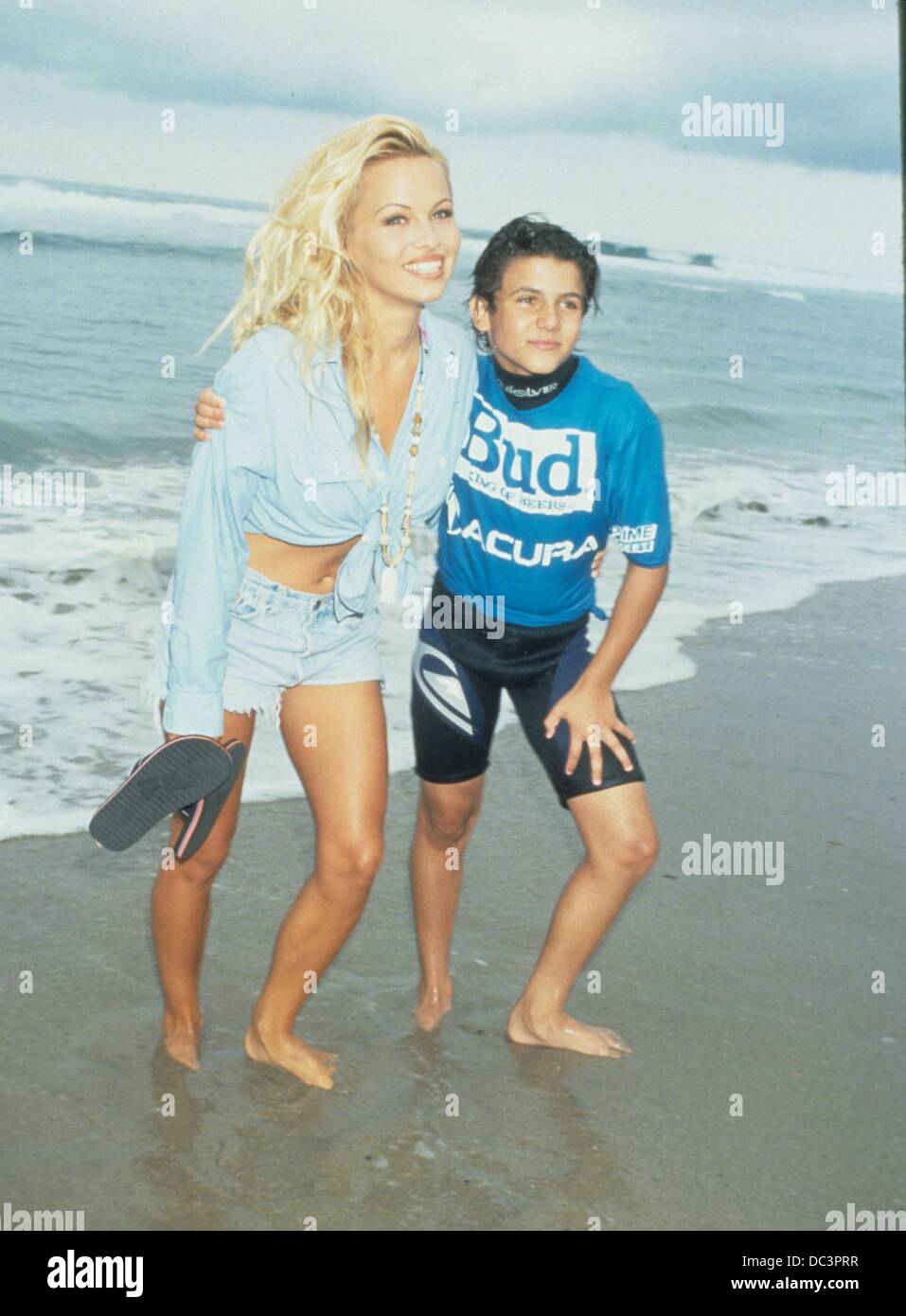 JEREMY JACKSON with Pamela Anderson 1993.l6085mf.(Credit Image: © Michael Ferguson/Globe Photos/ZUMAPRESS.com) Stock Photo