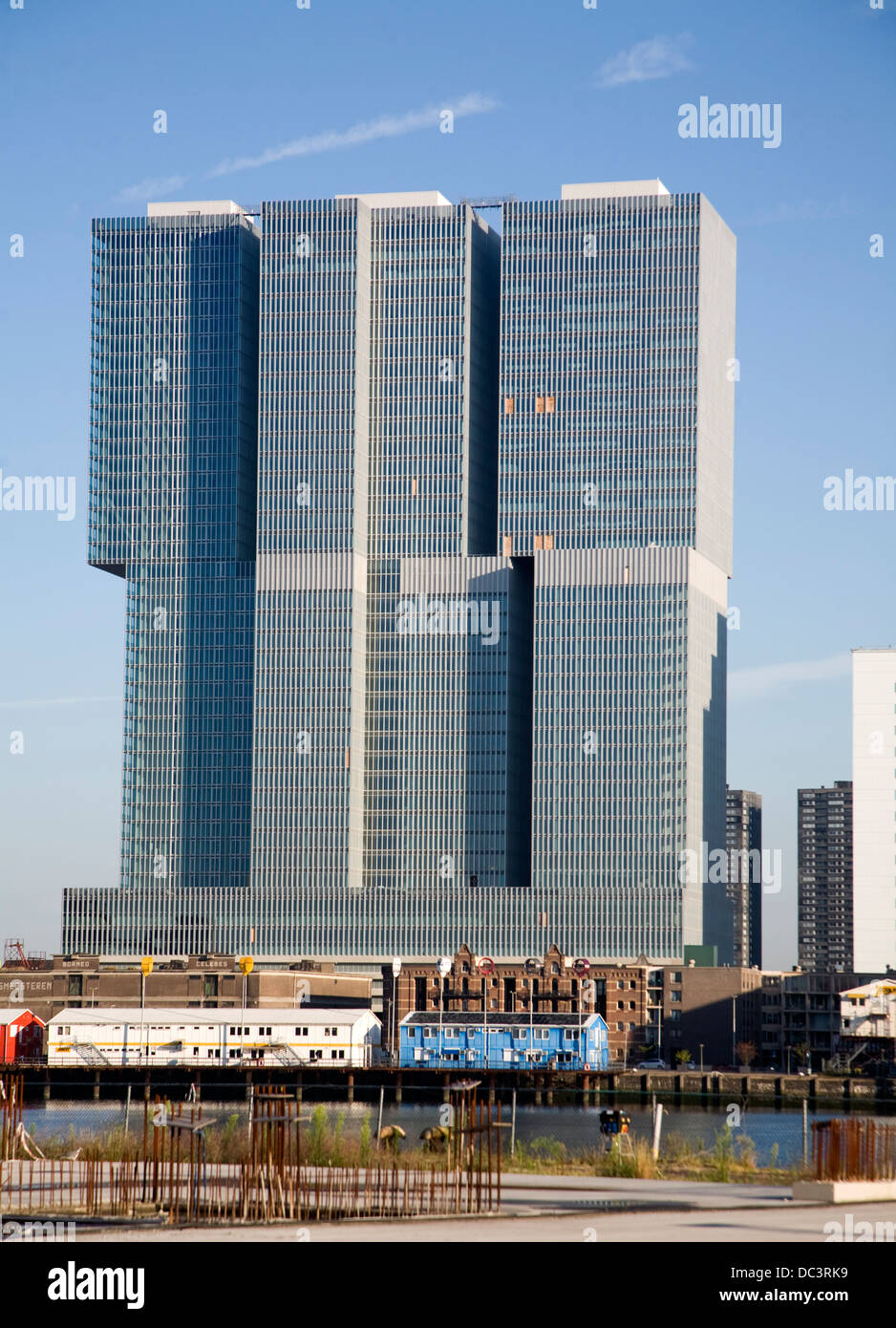 De Rotterdam Building Exterior Complete Rotterdam Netherlands Stock ...