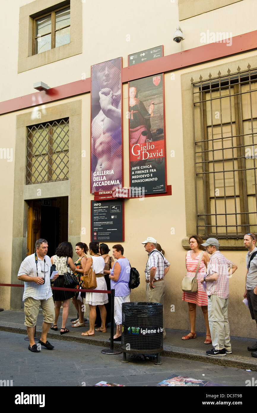 Italy, Tuscany, Florence, Galleria dell'Accademia Stock Photo Alamy