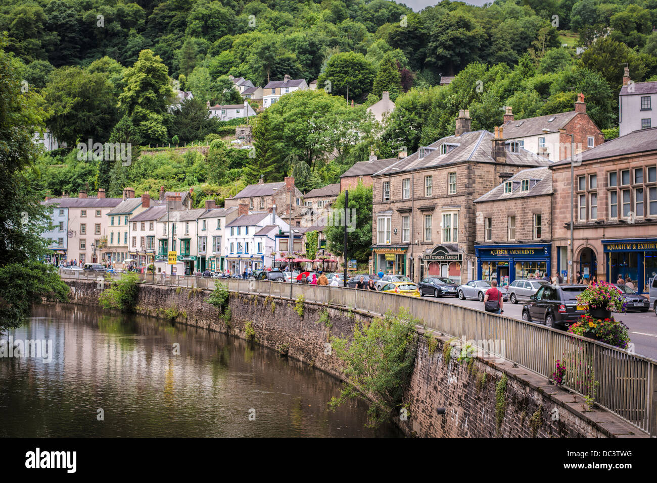 A view of the historic Matlock Bath town covering part of the North