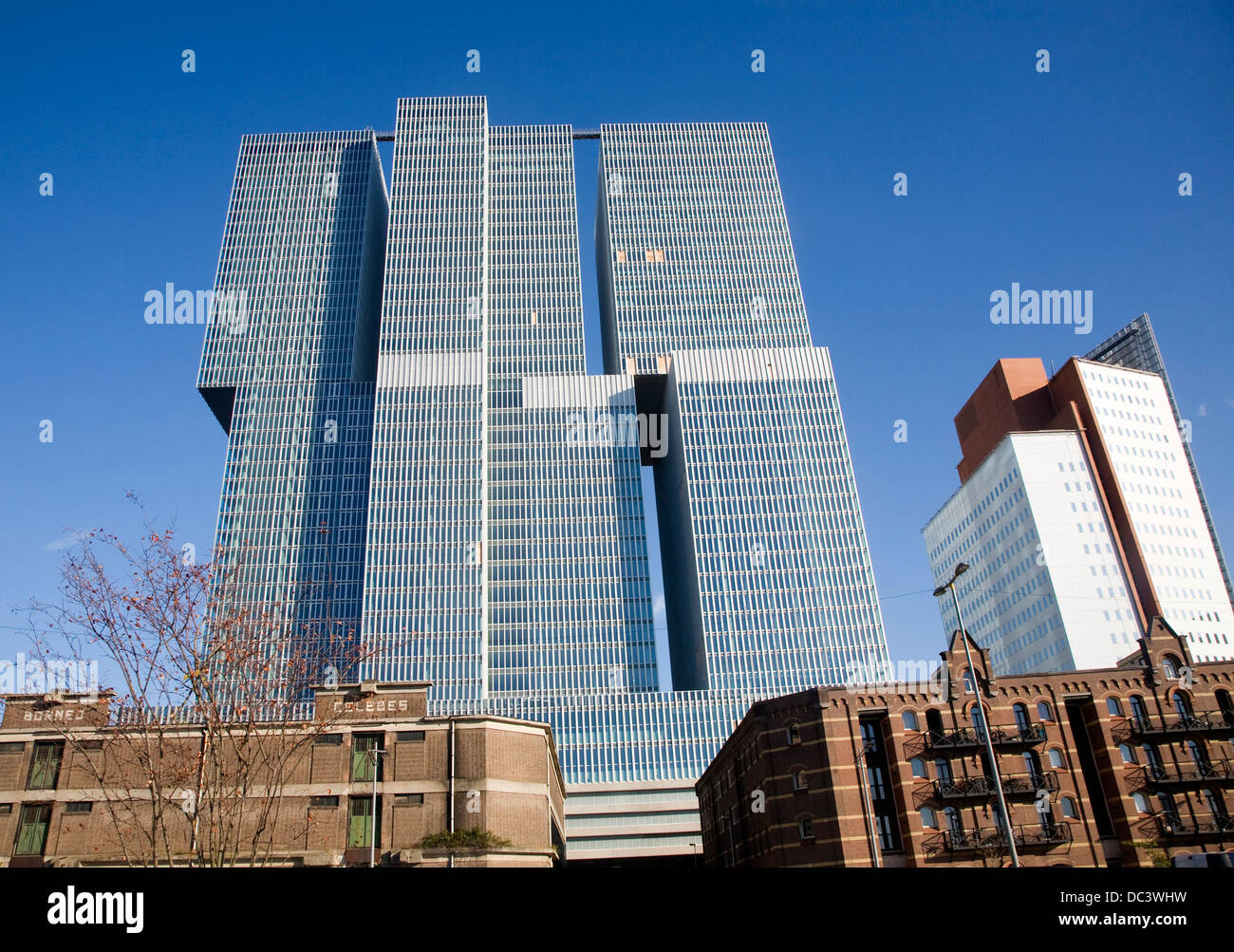 De Rotterdam vertical city building nearing external completion towers ...