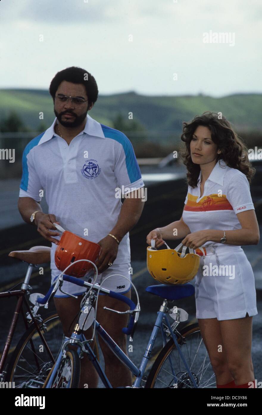 REGGIE JACKSON Barbi Benton.g5765b.(Credit Image: � Bob V. Noble/Globe  Photos/ZUMAPRESS.com Stock Photo - Alamy