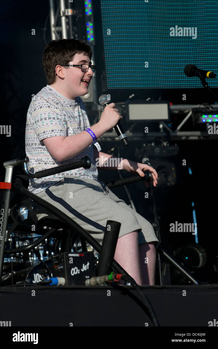 Jack Carroll performs his comedy at Go Local, Queen Elizabeth Olympic