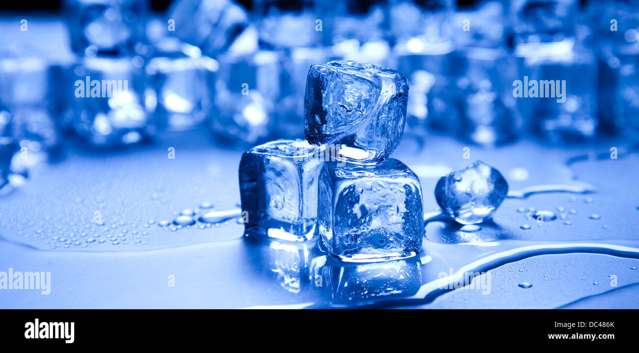 Premium Photo  Large ice cubes with frozen ice floes isolated on white  background