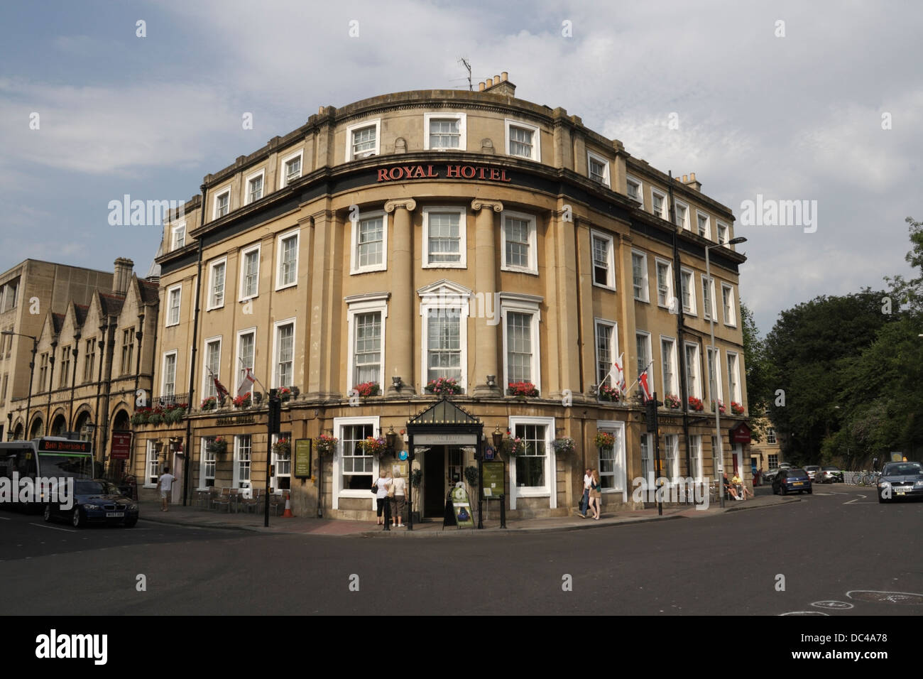 Royal Hotel in Bath city centre England UK Stock Photo