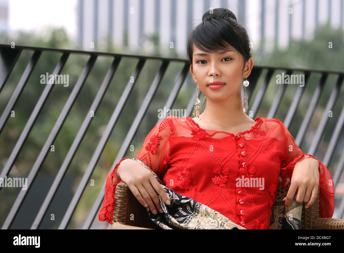 Attractive Asian Girl Stock Photo