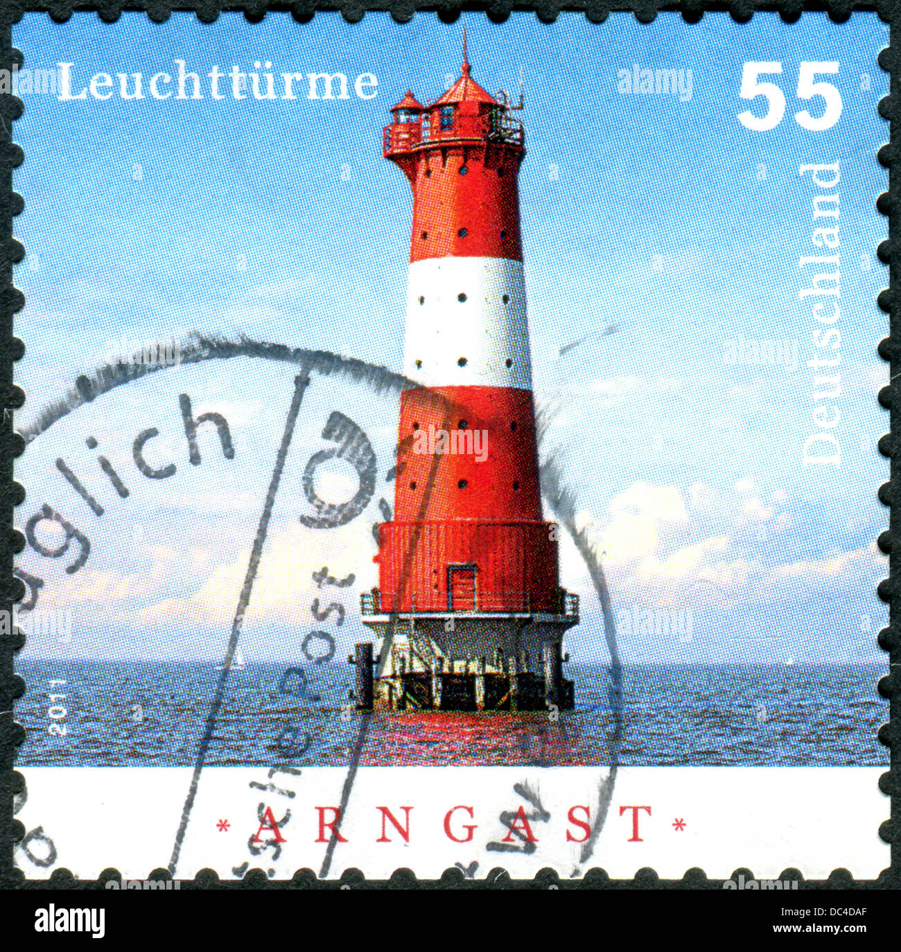 GERMANY CIRCA 2011 Postage stamps printed in Germany, shows