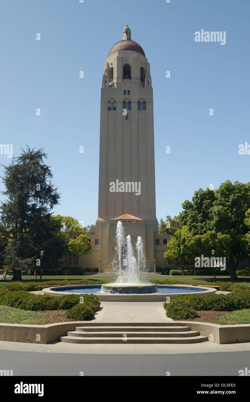 Stanford University campus - Hoover Tower Stock Photo