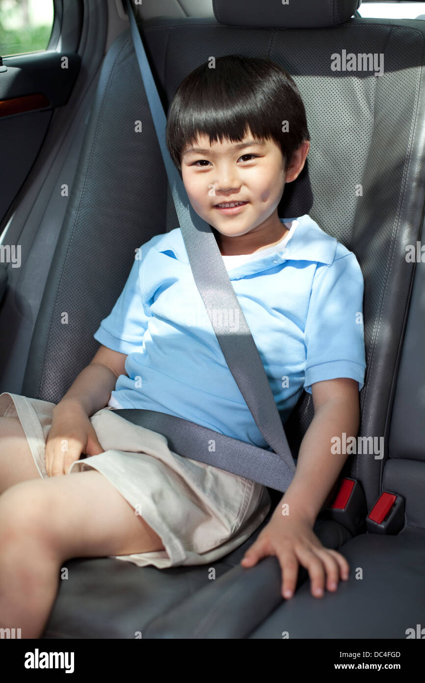 Children in back seat of car hires stock photography and images Alamy