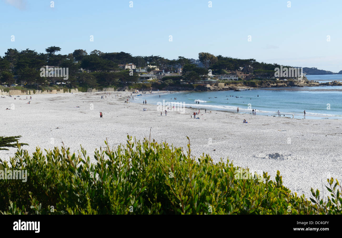 Carmel beach, CarmelbytheSea Stock Photo Alamy