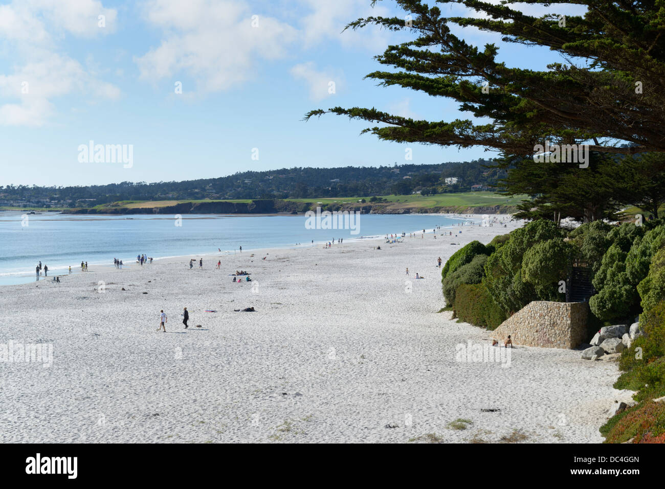 Carmel beach, CarmelbytheSea Stock Photo Alamy