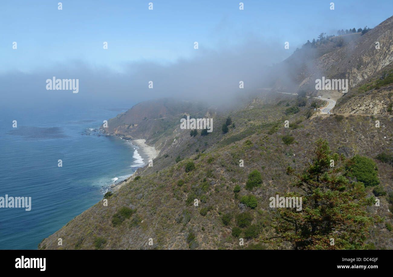 Pacific Coast Highway near Big Sur Stock Photo - Alamy