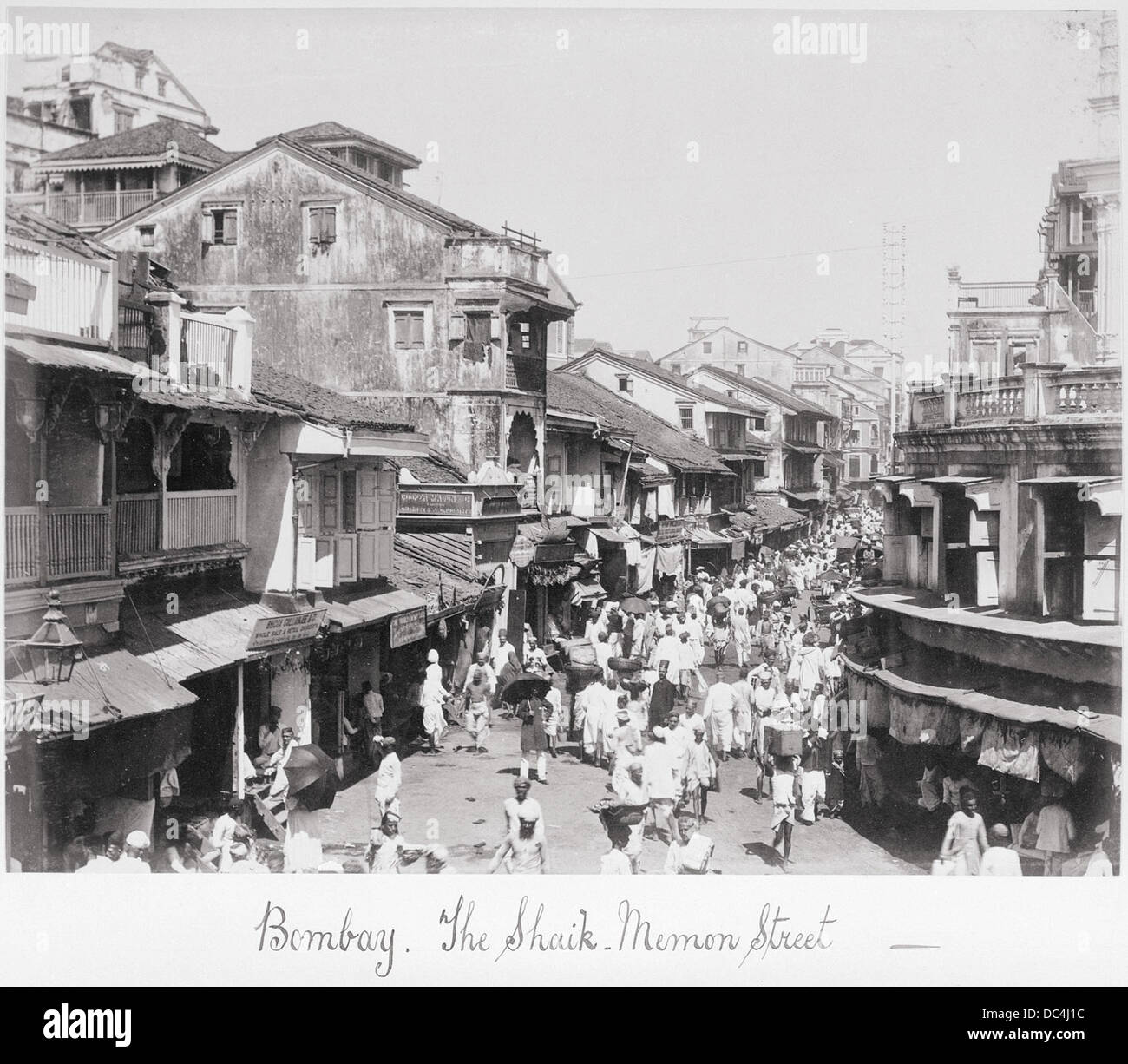 Bombay, The Said-Memon Street M.90.24.11 Stock Photo