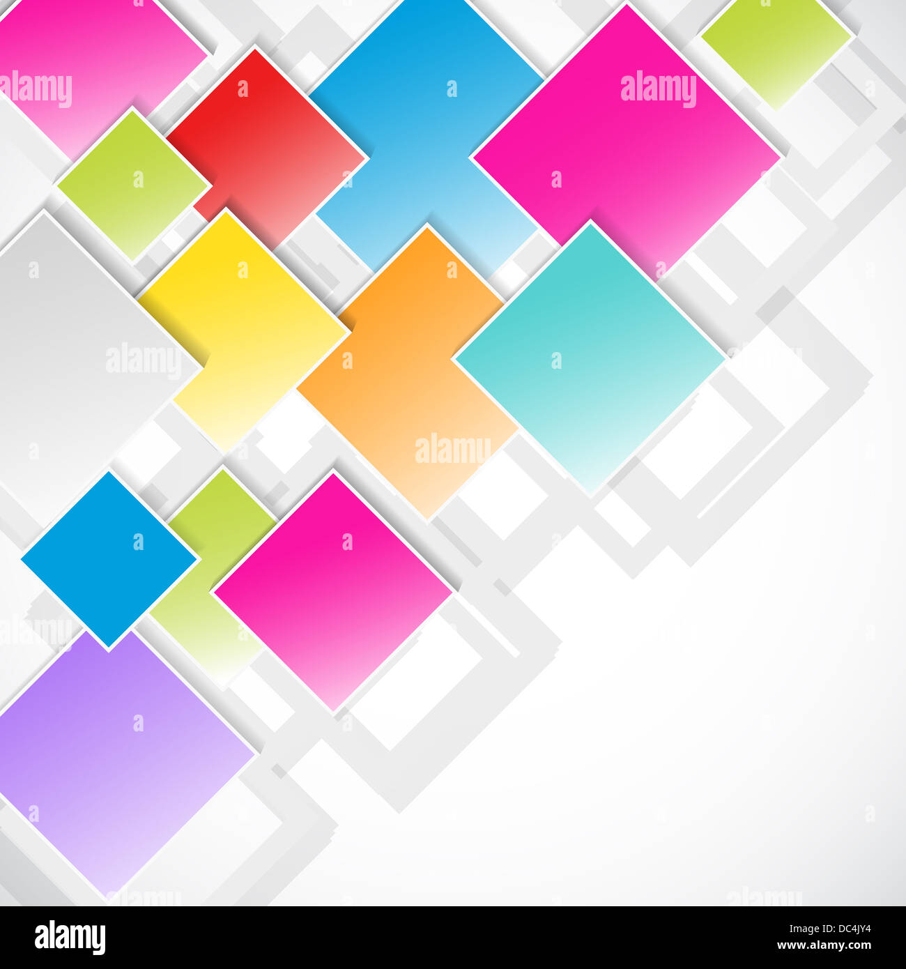 abstract background with colorful rhombus Stock Photo