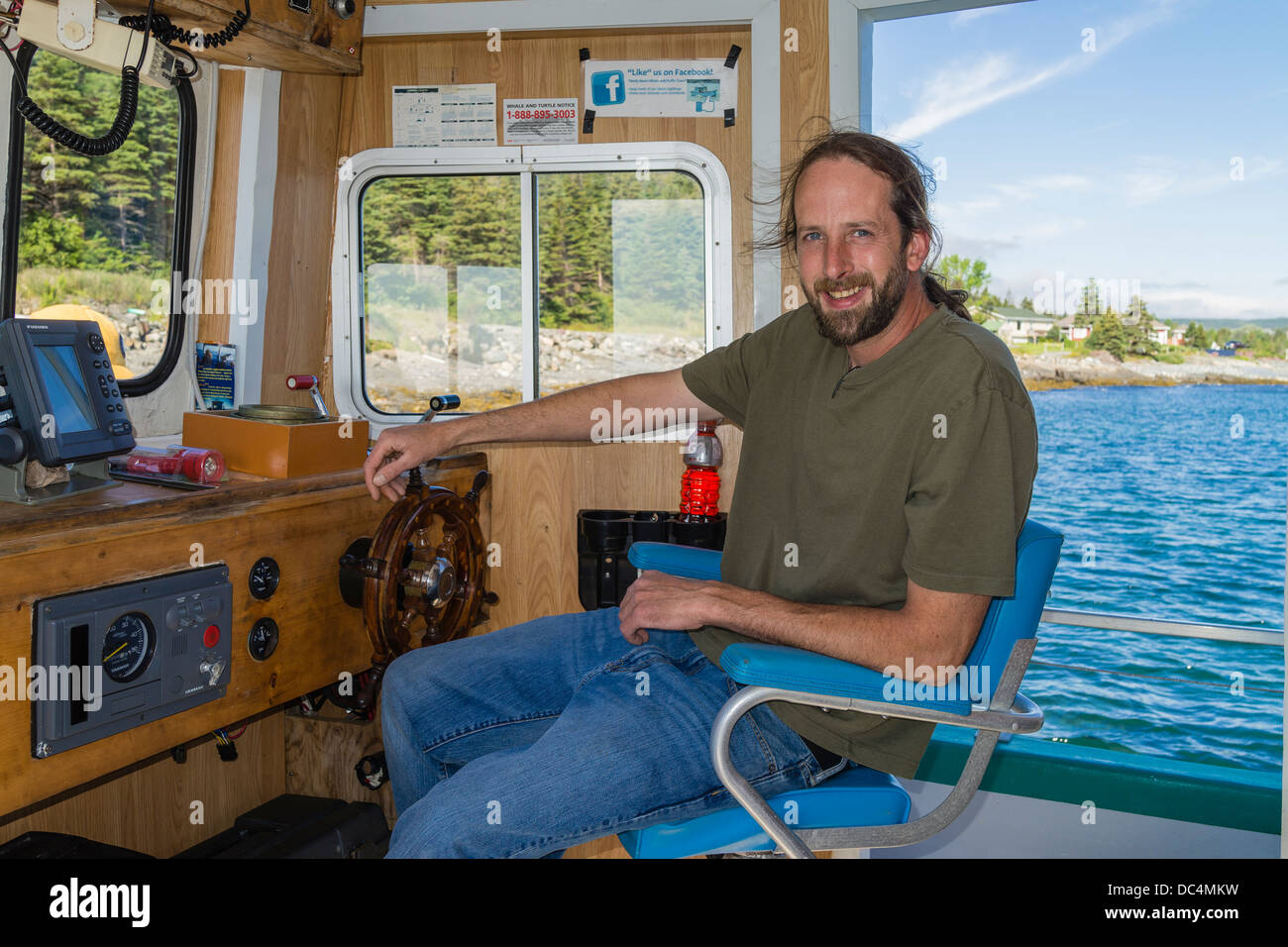 The Operations Manager, Mike, for the boat for Molly Bawn Whale ...