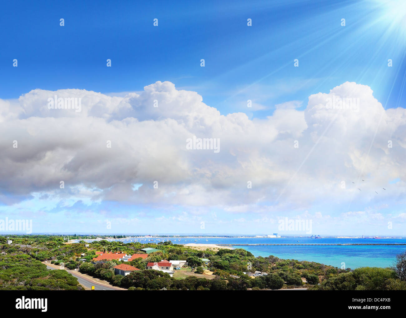 countryside landscape with farm Stock Photo - Alamy