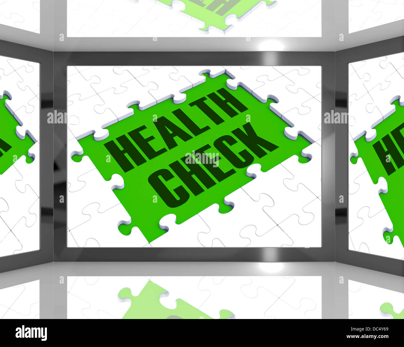 Health Check Showing Medical Monitoring Stock Photo Alamy