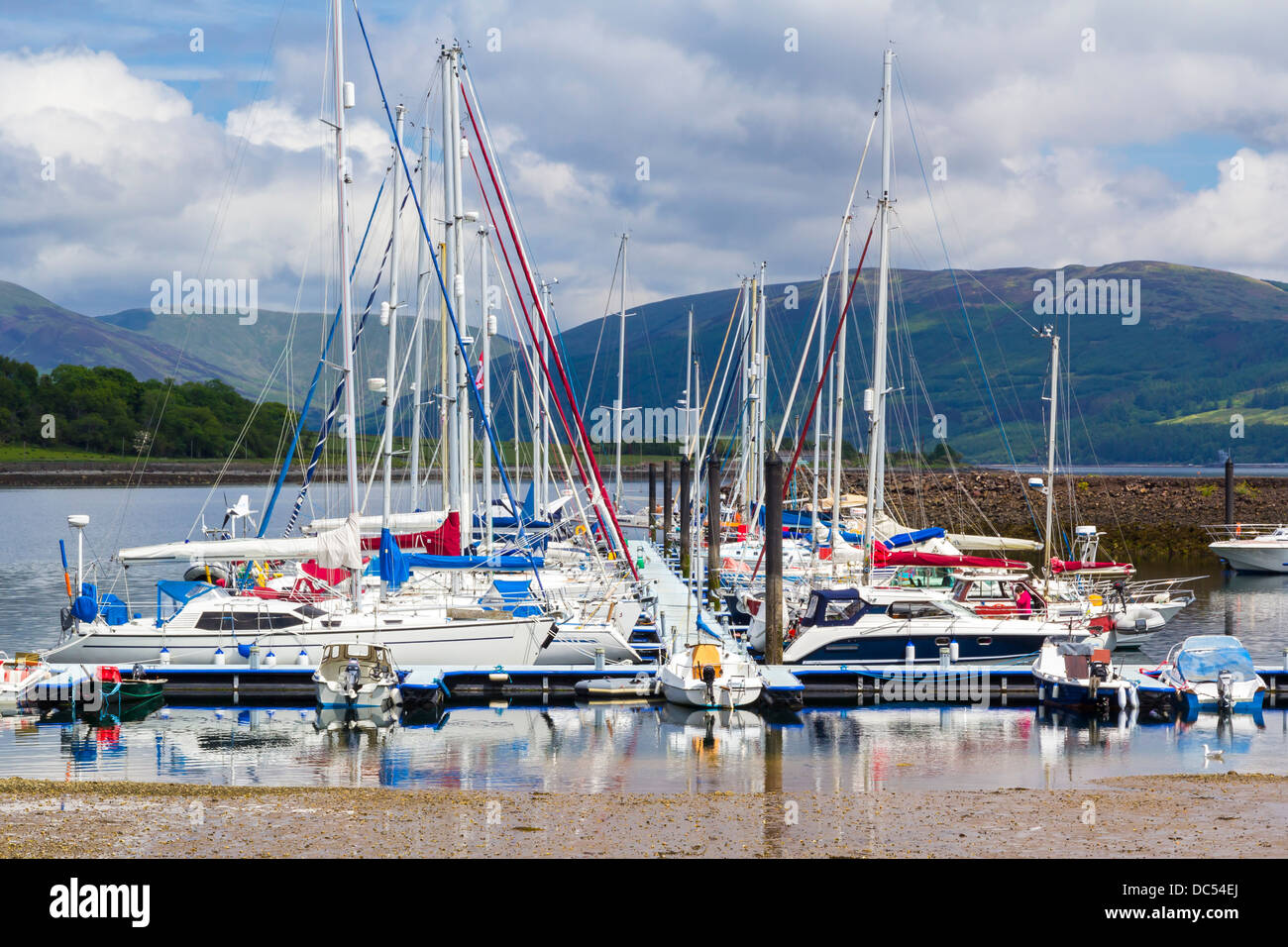 Port Bannatyne on the Isle of Bute Scotland UK Stock Photo Alamy