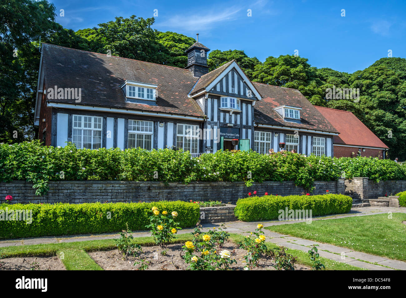 Rose Garden Cafe, Graves Park, Sheffield Stock Photo Alamy