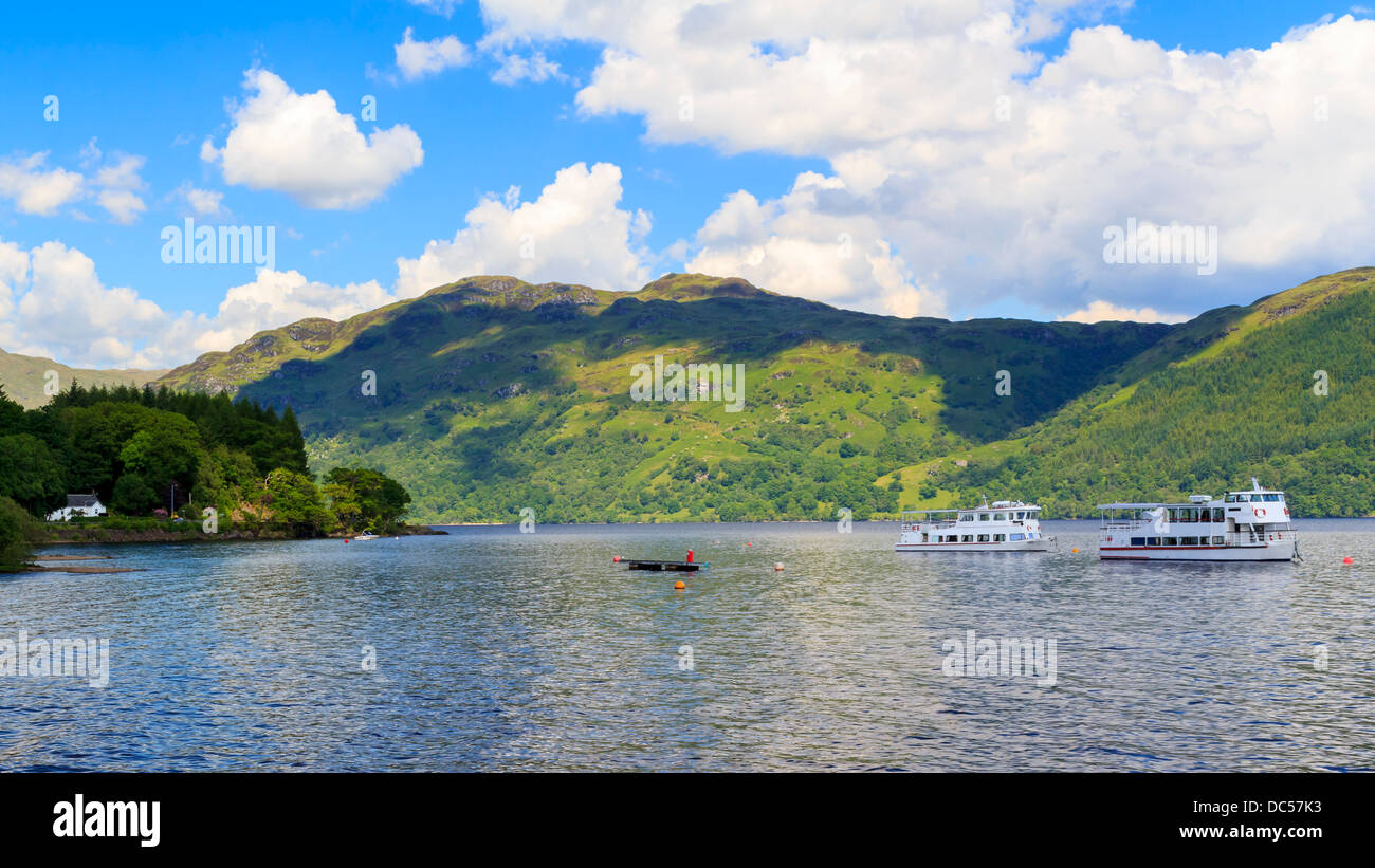 Views of Loch Lomond from Tarbet Scotland Stock Photo