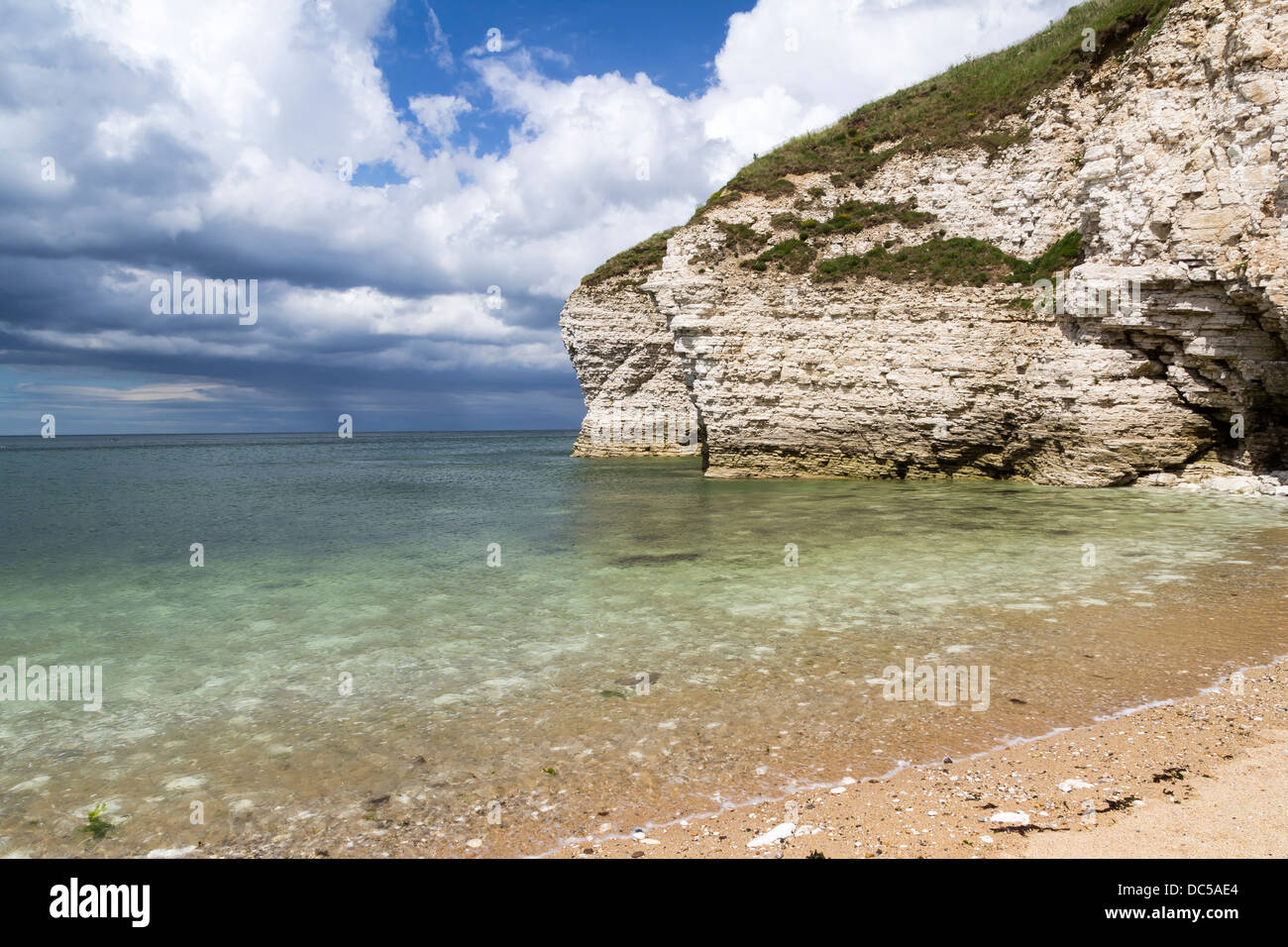 Flamborough North Landing Beach Yorkshire England UK Europe Stock Photo