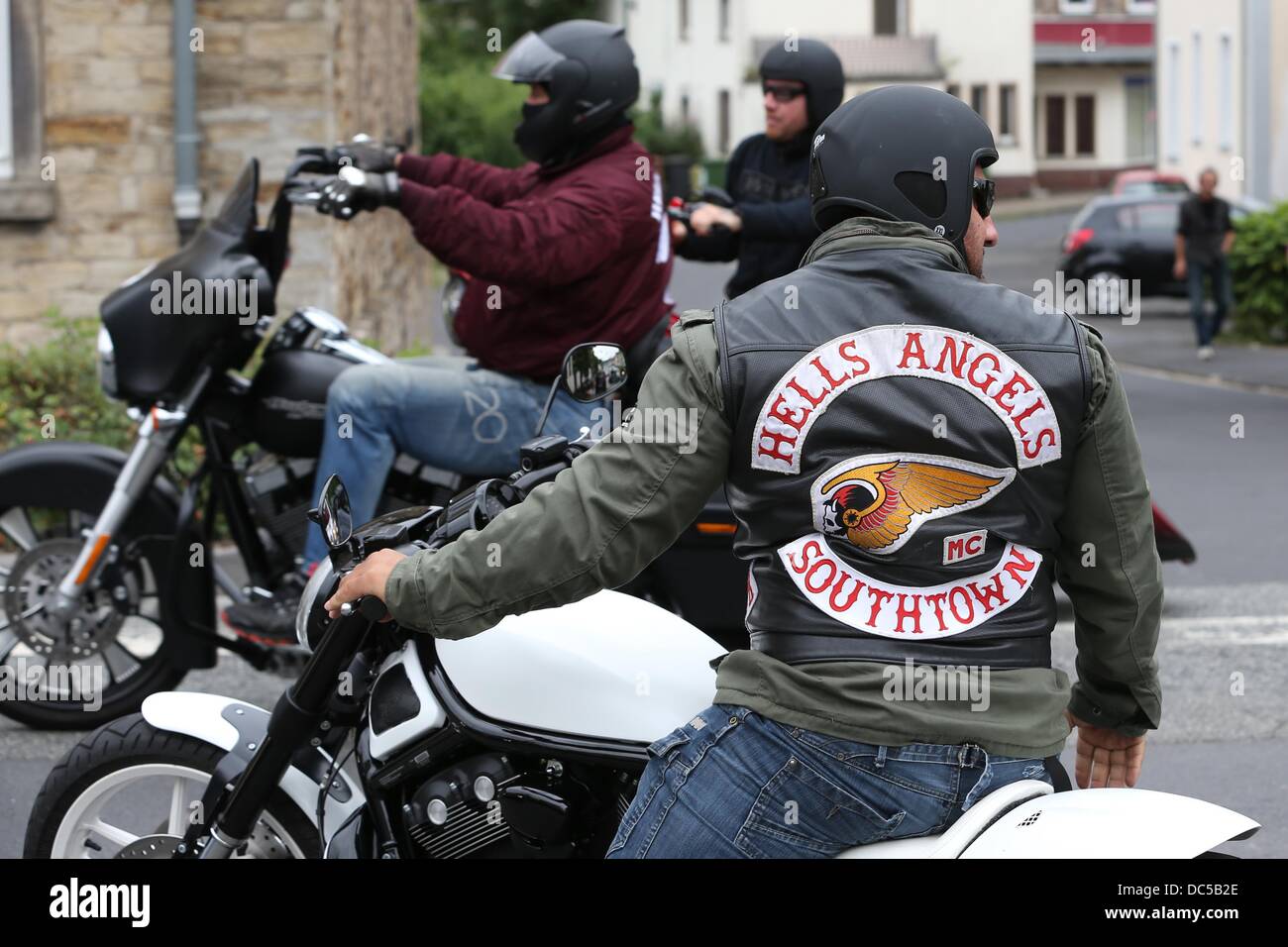 Hells angels motorcycle club gang hi-res stock photography and