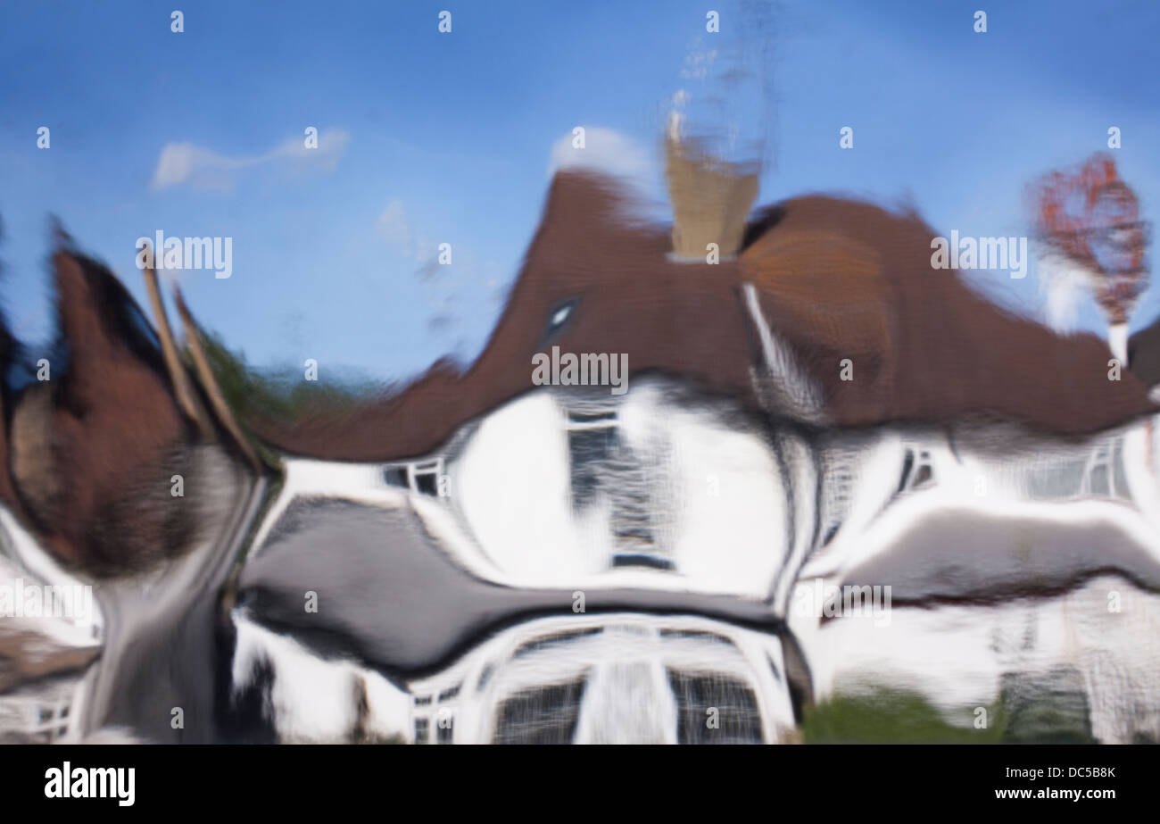 Distorted glass hi-res stock photography and images - Alamy