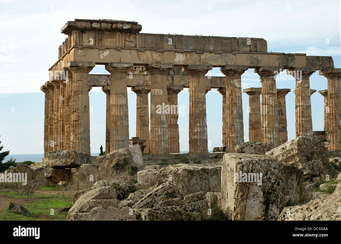 Greek Temple Selinunte Sicily Italy Stock Photo - Alamy