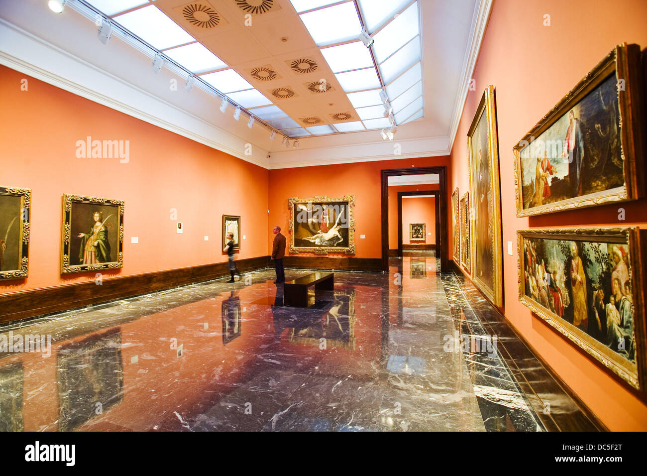 Painting exhibition rooms, Museum of Fine Arts, Bilbao. Biscay, Basque