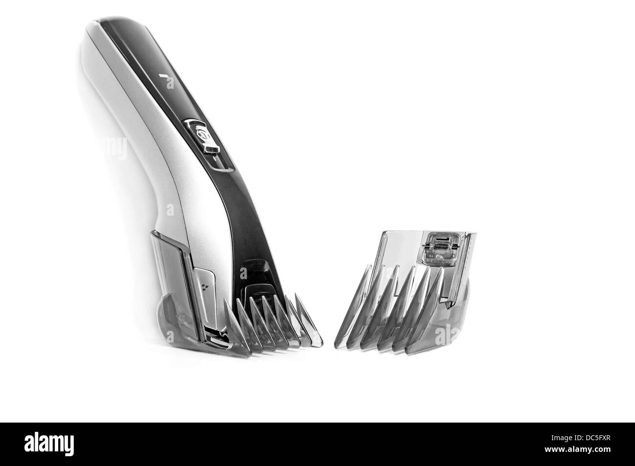 cordless clipper is on a white background Stock Photo