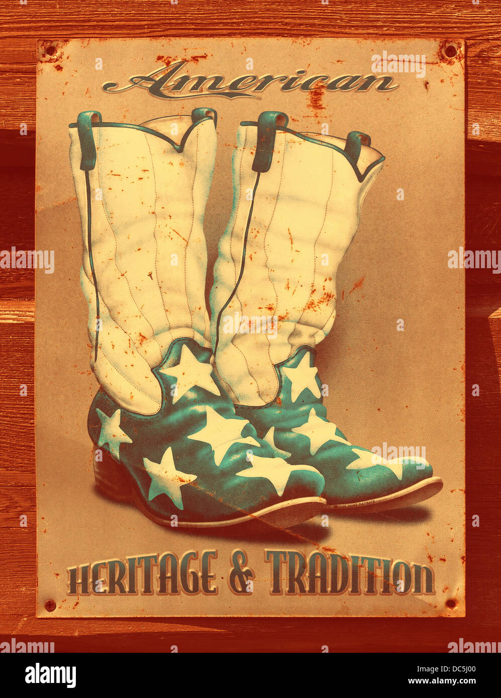 Vintage cowboy boots hires stock photography and images Alamy