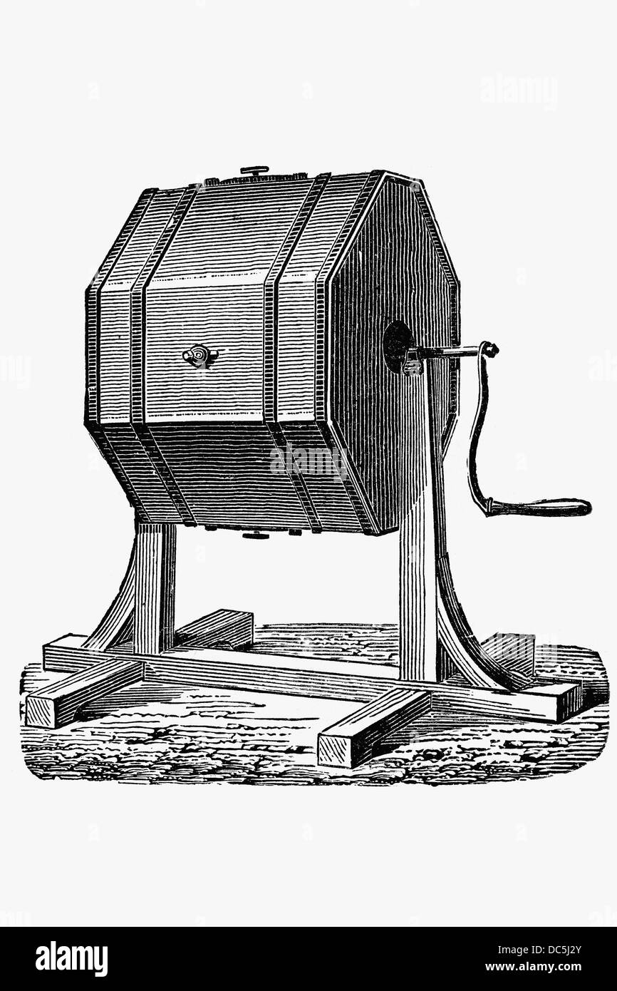 Antique butter churn hires stock photography and images Alamy