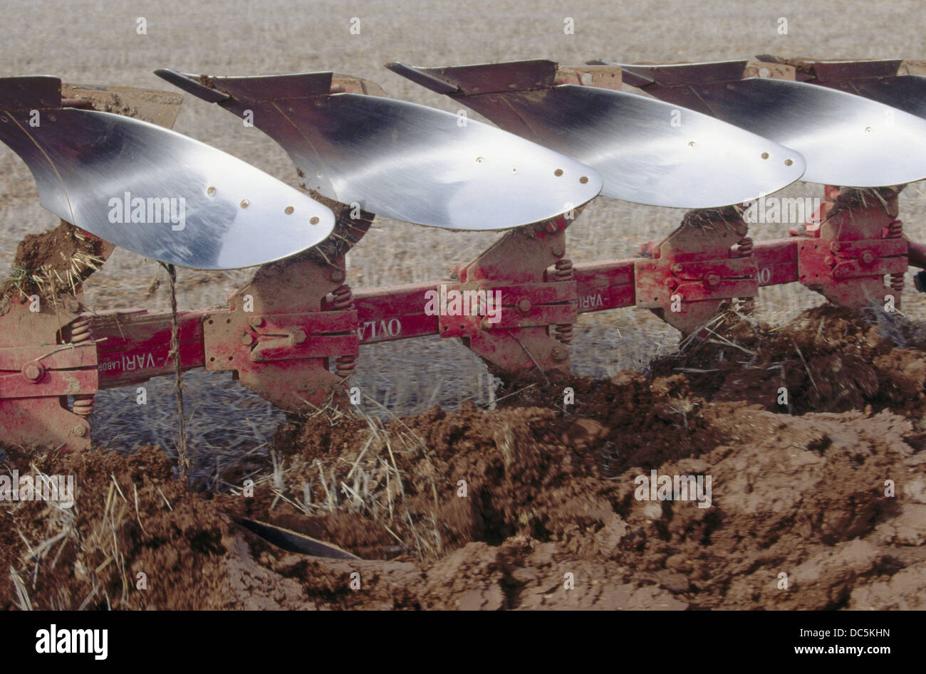 Plow, farm implement. Spain Stock Photo Alamy