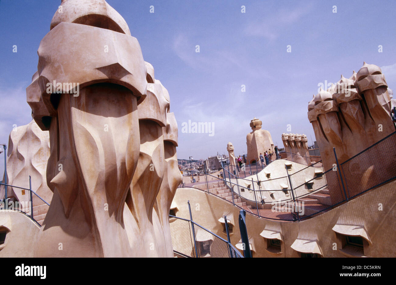Roof terrace of Milà House (aka La Pedrera 19061912 by Gaudí