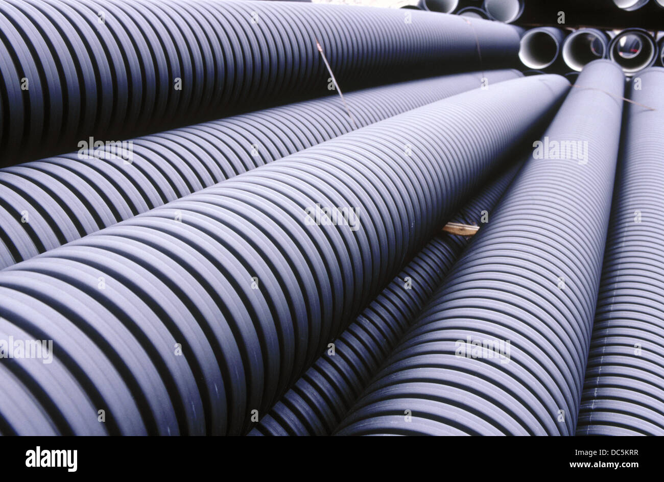 Plastic water pipes Stock Photo Alamy