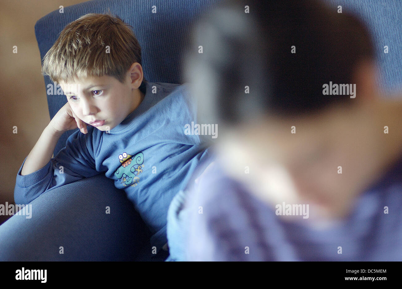 6 years old boy and 14 years old teenager Stock Photo - Alamy