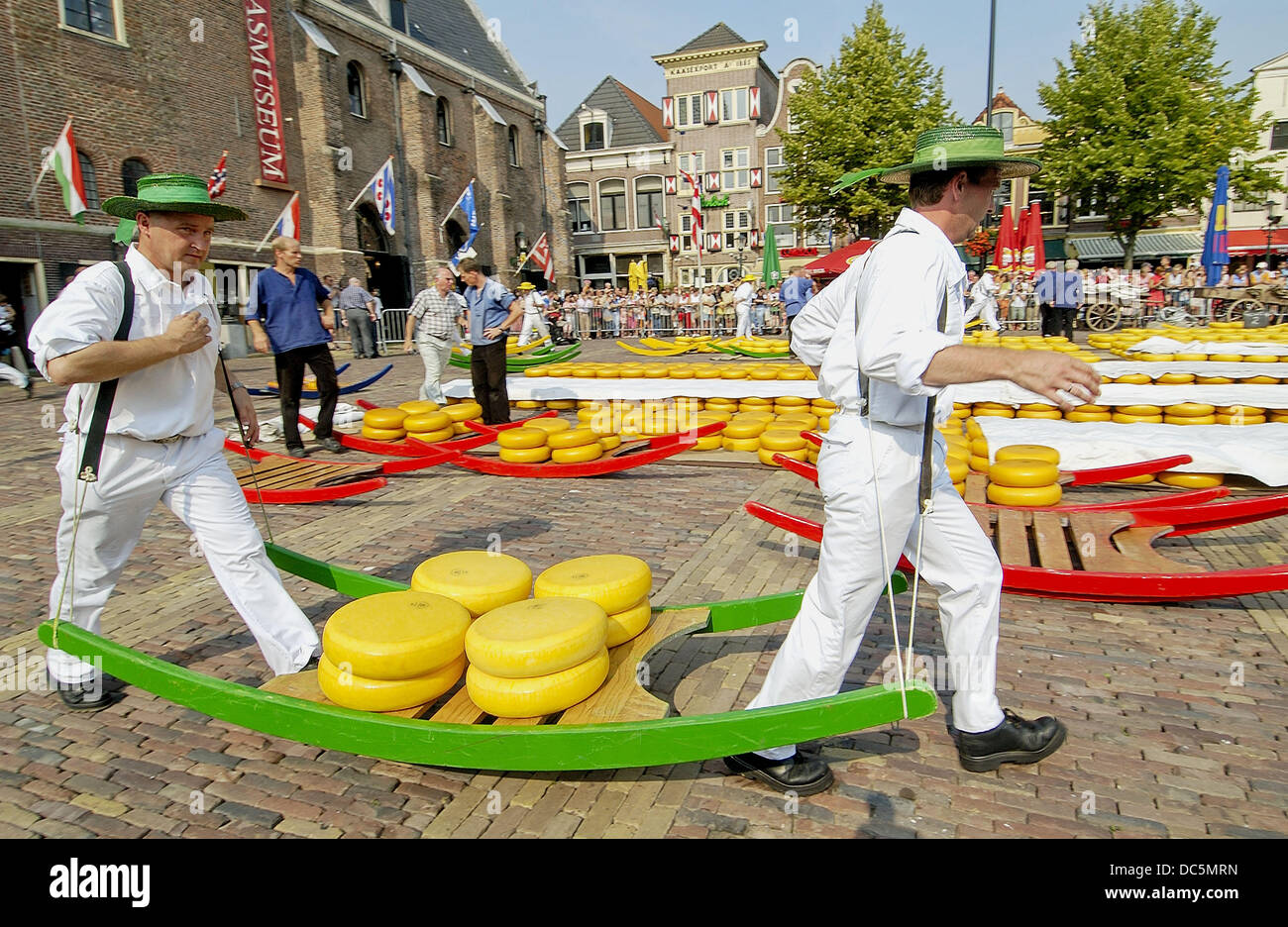 Cheese market, De Waag. Alkmaar. Netherlands Stock Photo Alamy