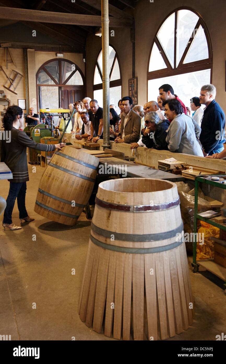 Making of wine barrels, Muga winery, Haro, La Rioja, Spain Stock Photo Alamy